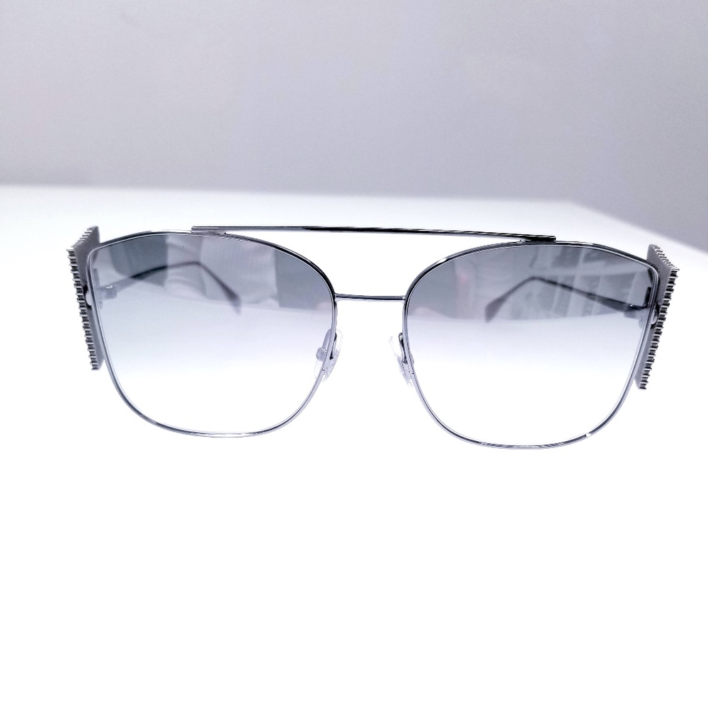 NWT FENDI FF 0380 G/S 6LB Ruthenium SUNGLASSES - Picture 5 of 8